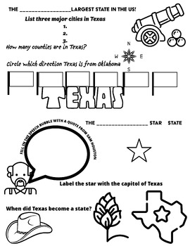 Preview of Texas one pager