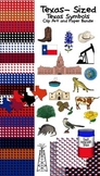 Texas-sized Texas Symbols Clip Art Bundle (60 pieces!!)