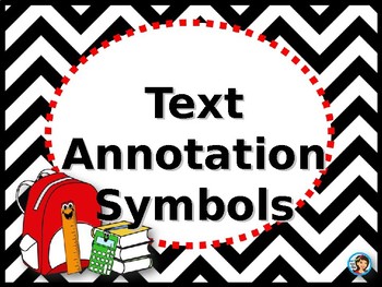 Preview of Text Annotation for Reading Comprehension Anchor Chart