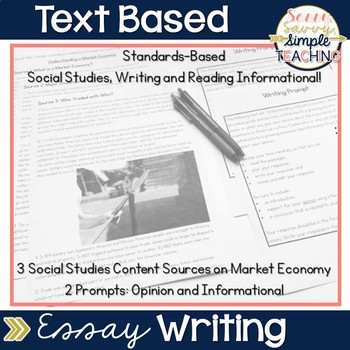 Preview of Text Based Essay Writing - Market Economy