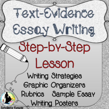 Preview of Text Based Evidence Writing | Essay | Rubrics| RACES | Organizers