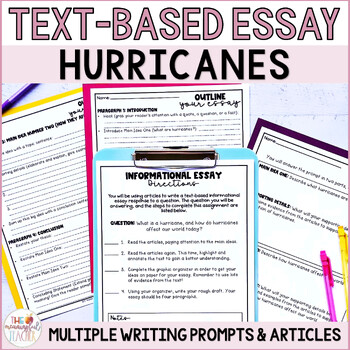 Text-Based Informational Essay Writing Prompt *EDITABLE*