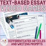 Text-Based Informational Essay Writing Prompts | Video Games