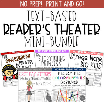 Preview of Text-Based Reader's Theater and Read Aloud Activities Bundle