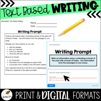 4th grade writing essay prompts with reading