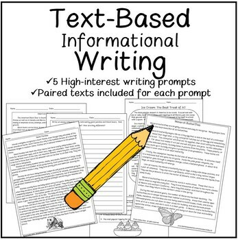 Preview of Text-Based Writing: Informational Set 1