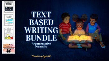 Preview of Text Based Writing Prompts Bundle