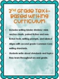 Text-Based Year Long Common Core Writing Curriculum