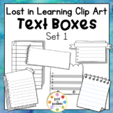 Text Box Clip Art - Set 1 - Personal & Commercial Use!