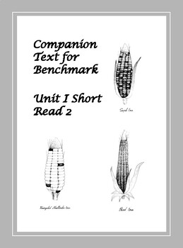 Preview of Text Companion, Benchmark Close Read, Unit 1, Short Story 2, 5th Grade, TN