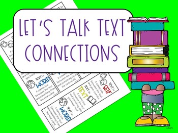 Let's Talk Text Connection Bookmarks by Opal and Vine | TpT
