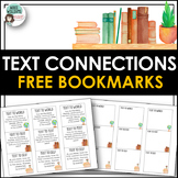 Text Connections Bookmarks - Text to Text, Text to Self, T