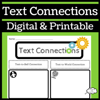 Preview of Text Connections Graphic Organizer