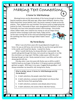 Paired Passages - Text Connections by Rose Kasper's Resources | TpT