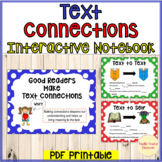 Text Connections Visuals Posters interactive notebook