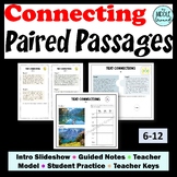 Paired Passages: Text Connections Secondary - STAAR, FSA, 