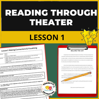 Preview of Reading Skills Lesson 1 - Text Connections & Visualizing w/ Theater Activities