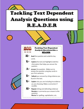Text Dependent Analysis by Inspiring Young Minds | TpT