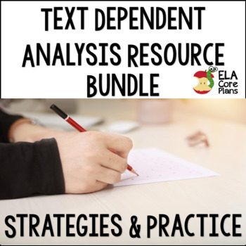 Preview of Text Dependent Analysis Bundle~ Everything you Need to Teach the TDA Essay!