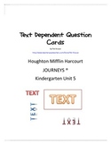 Text Dependent Question Cards
