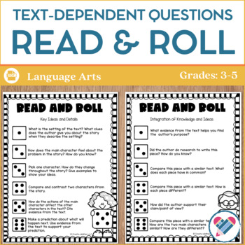 Preview of Text-Dependent Questions Read and Roll