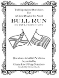 Text Dependent Questions for A Close Read of Bull Run by P