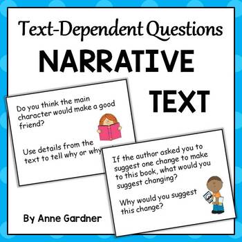 Preview of Reading Comprehension Questions for Any Book {Narrative and Informational Texts}