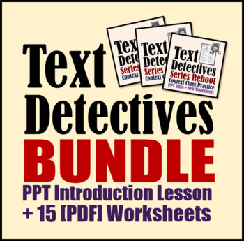 Preview of Text Detectives Bundle