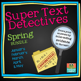 Text Detectives- Find the Text Evidence Spring BUNDLE! (Ja
