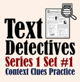 Text Detectives Set 1