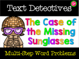 Text Detectives: Two-Step Word Problems Four Operations In