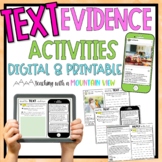 Text Evidence Activities