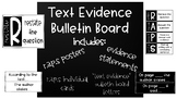 Text Evidence Bulletin Board and Posters