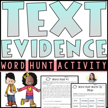 Citing Textual Evidence Practice Worksheets by Mrs Casellas Classroom