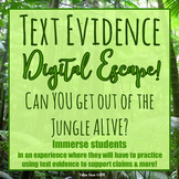 Citing Text Evidence Digital ESCAPE ROOM! Virtual Field Tr