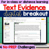Text Evidence Digital Escape Room | Text Evidence Digital 