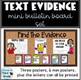 Text Evidence Mini Bulletin Board