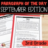 Text Evidence Reading Paragraph of the Day September Edition