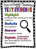Text Evidence Poster
