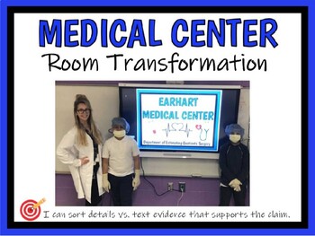 Preview of Text Evidence Surgery Activity (Room Transformation)