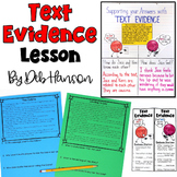 Text Evidence: Three Activities