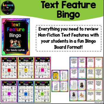 Preview of Text Feature BINGO