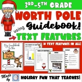 Christmas Text Feature North Pole Guidebook for 3rd-4th-5t