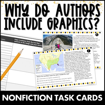 Preview of Text Features Activity | Author's Purpose Task Cards