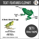 Text Features Clipart - Nonfiction, Informational Text - Set 1