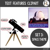 Text Features Clipart - Nonfiction, Informational Text - Set 3
