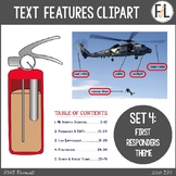Text Features Clipart - Nonfiction, Informational Text - Set 4