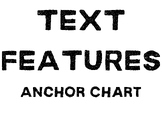 Text Features Cut and Glue Interactive Anchor Chart