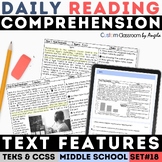 STAAR NonFiction Passages with Text Features Quiz Bell Rin