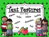 Text Features Foldable, Vocabulary, and Mini Book